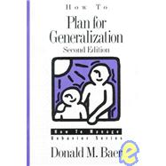 How to Plan for Generalization