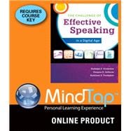 MindTap Communication for Verderber/Sellnow/Verderber's The Challenge of Effective Speaking, 16th Edition, [Instant Access], 1 term (6 months)