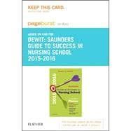 Saunders Guide to Success in Nursing School, 2015-2016 Access Card
