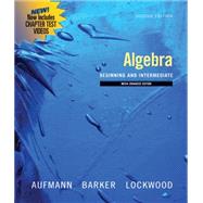 Algebra Beginning and Intermediate, Multimedia Edition