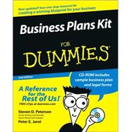 Business Plans Kit For Dummies<sup>?</sup>, 2nd Edition