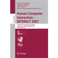 Human-Computer Interaction-Interact 2007