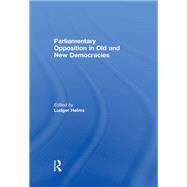 Parliamentary Opposition in Old and New Democracies