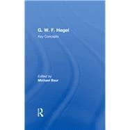 G. W. F. Hegel: Key Concepts