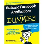 Building Facebook Applications For Dummies<sup>?</sup>