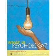 What is Psychology? PsykTrek 3.0 Enhanced Edition