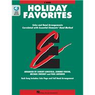 Essential Elements Holiday Favorites F Horn Book with Online Audio