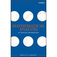 Mathematical Analysis A Concise Introduction
