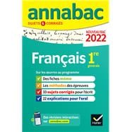 Annales du bac Annabac 2022 Français 1re générale