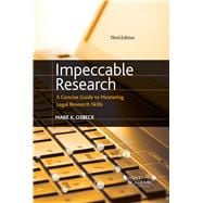 Impeccable Research, A Concise Guide to Mastering Legal Research Skills(Coursebook),9781642427967