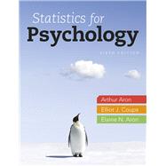 Statistics for Psychology, 6th edition - Pearson+ Subscription