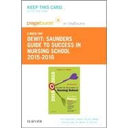 Saunders Guide to Success in Nursing School, 2015-2016 - Pageburst E-book on Vitalsource Retail Access Card