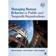 Managing Human Behavior in Public and Nonprofit Organizations, 3rd Edition