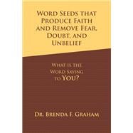 Word Seeds That Produce Faith and Remove Fear, Doubt, and Unbelief