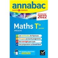 Annales du bac Annabac 2022 Maths Tle générale (spécialité)