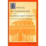 Biblical Interpretation And Middle East Policy