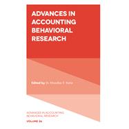 Advances in Accounting Behavioral Research