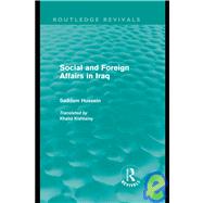 Social and Foreign Affairs in Iraq (Routledge Revivals)