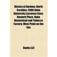 History of Durham, North Carolina