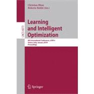Learning and Intelligent Optimization: 4th International Conference, Lion 4, Venice, Italy, January 18-22, 2010 Proceedings