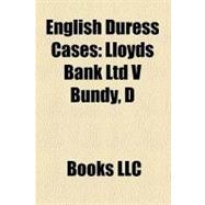 English Duress Cases