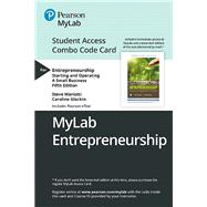 MyLab Entrepreneurship with Pearson eText -- Combo Access Card -- for Entrepreneurship Starting and Operating A Small Business