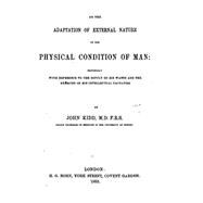 On the Adaptation of External Nature to the Physical Condition of Man