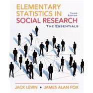Elementary Statistics in Social Research Essentials