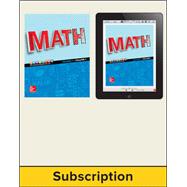 Glencoe Math 2016, Course 1 Complete Student Bundle, 1-year subscription