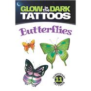 Glow-in-the-Dark Tattoos Butterflies