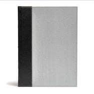 CSB Study Bible, Gray/Black Cloth Over Board, Indexed Faithful and True
