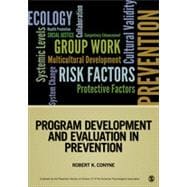 Program Development and Evaluation in Prevention