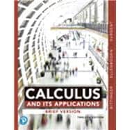 Calculus and Its Applications, Brief Version, Loose-Leaf Version, Plus MyLab Math with Pearson e-Text -- 24-Month Access Card Package