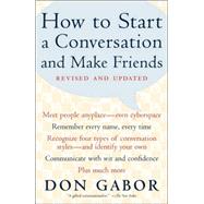 How To Start A Conversation And Make Friends; Revised And Updated,9780684868011