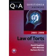 Questions & Answers: Law of Torts 2005-2006