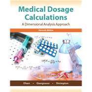 Medical Dosage CalculationsA Dimensional Analysis Approach