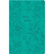 NASB Large Print Thinline Bible, Value Edition, Teal LeatherTouch