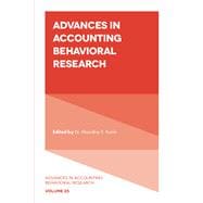 Advances in Accounting Behavioral Research