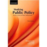 Studying Public Policy Policy Cycles and Policy Subsystems