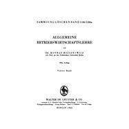 Allgemeine Betriebswirtschaftslehre