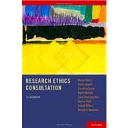 Research Ethics Consultation A Casebook