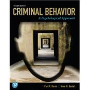 Criminal Behavior, A Psychological Approach