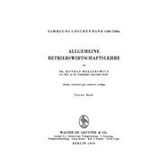 Allgemeine Betriebswirtschaftslehre