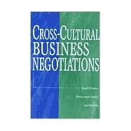 Cross-Cultural Business Negotiations,9780275968038