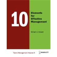 10 Elements for Effective Management