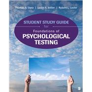 Student Study Guide for Foundations of Psychological Testing