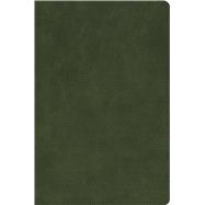 NASB Large Print Thinline Bible, Holman Handcrafted Edition, Marbled Olive Premium Calfskin