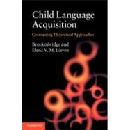 Child Language Acquisition: Contrasting Theoretical Approaches