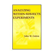 Analyzing Within-Subjects Experiments
