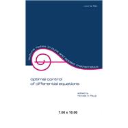 Optimal Control of Differential Equations
